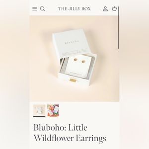 The Jilly Box, Bluboho little wildflower earrings